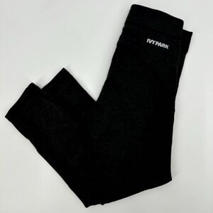 Ivy Park Sculpted Tight Leggings Womens 2XS Gray Activewear Workout High-Waisted